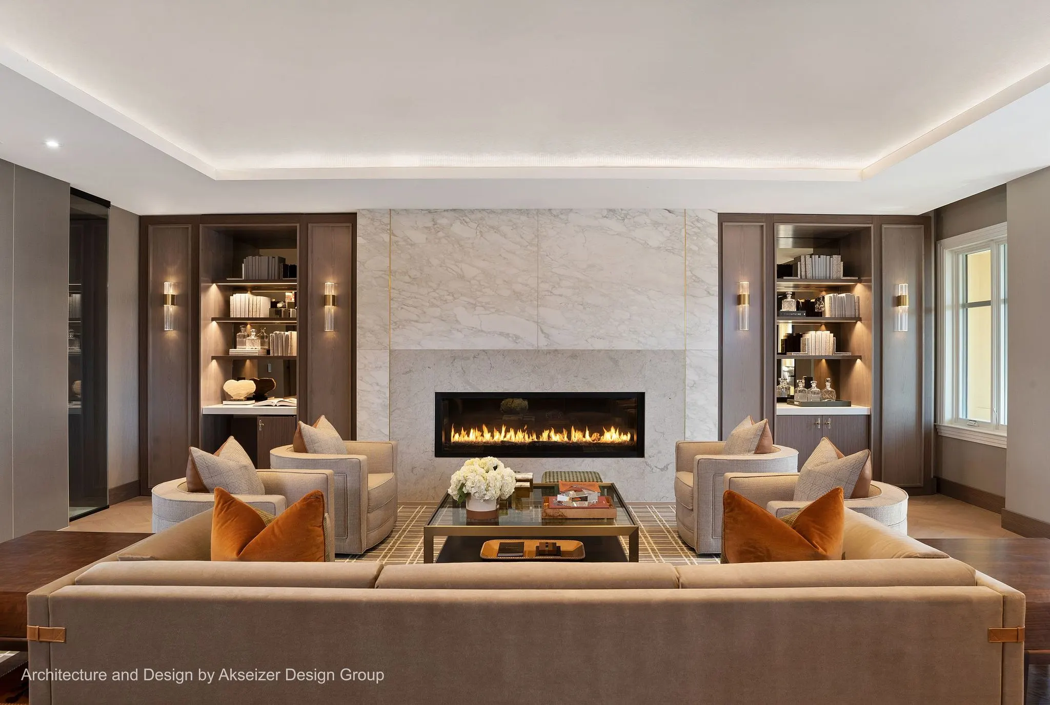 Living space at the Ritz-Carlton Residences